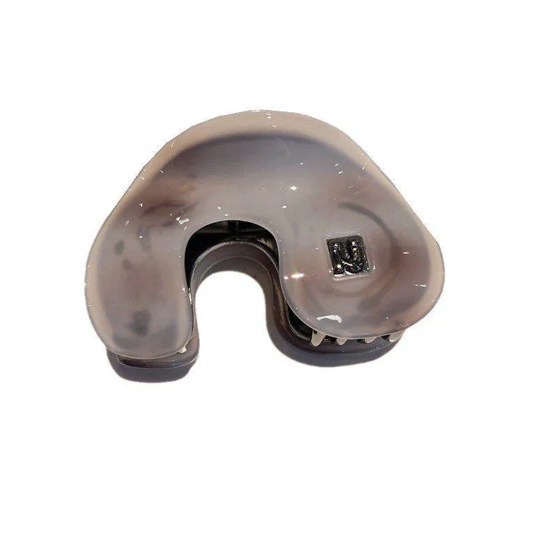 Ladies Simple Solid Color Elegant Hair Claw Clip SKAJ082