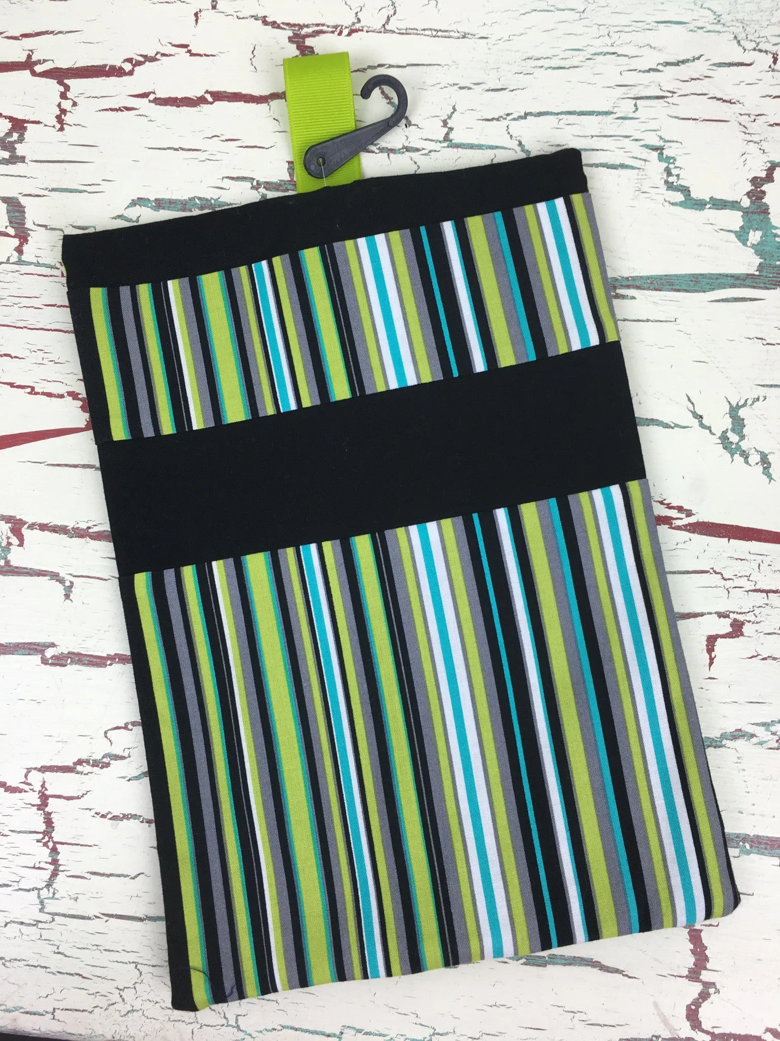 Lagoon Stripe Diaper/Wipee Case