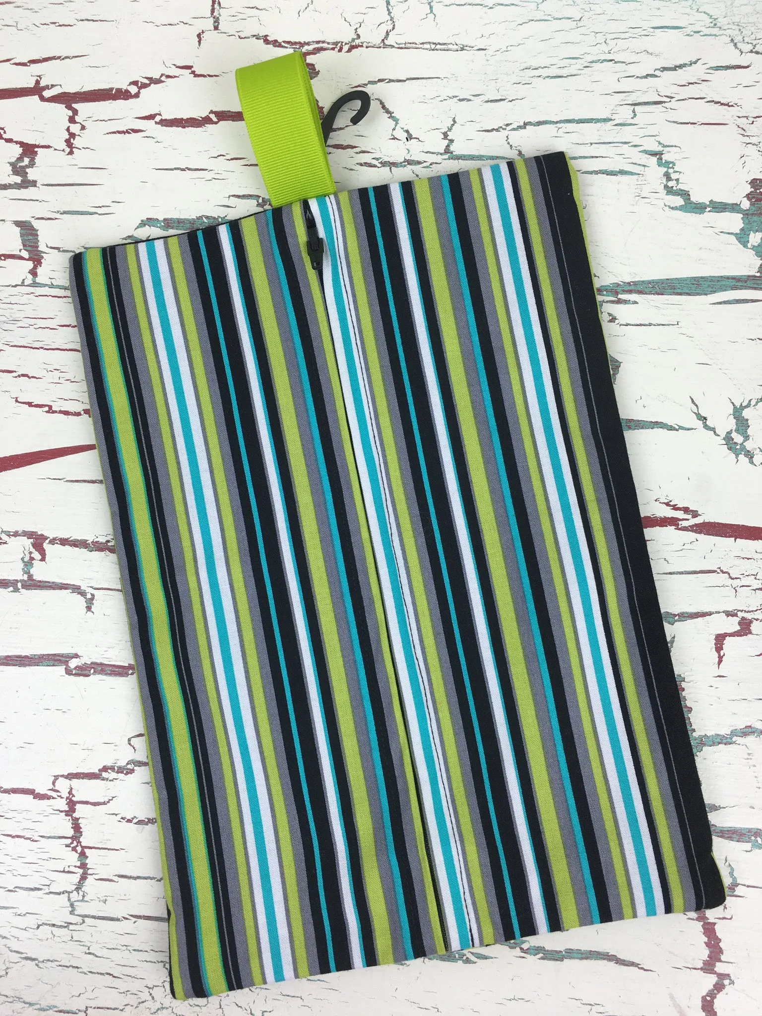 Lagoon Stripe Diaper/Wipee Case