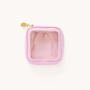 Leatherette Clear Cube, Blush or Navy