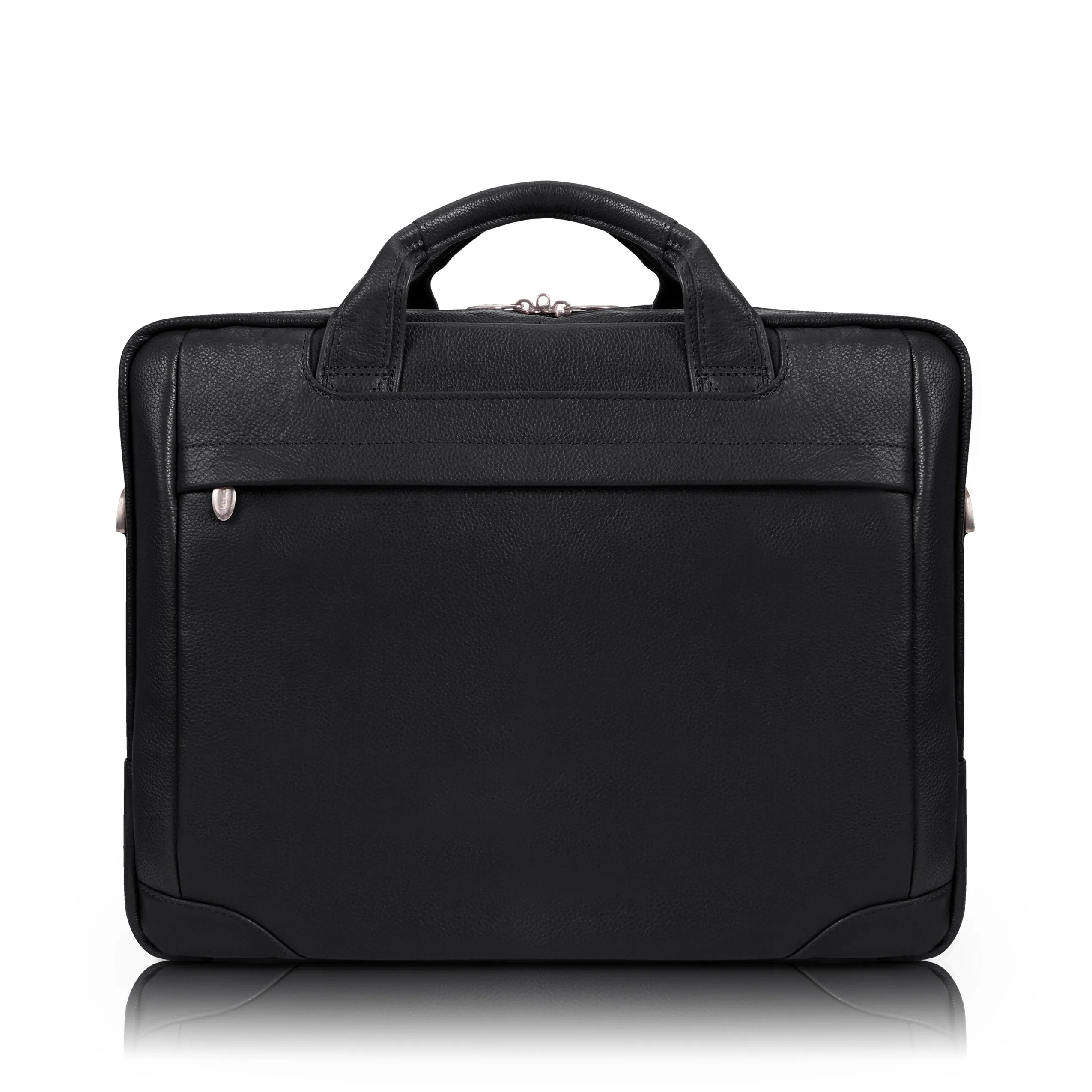 McKlein BRONZEVILLE 15" Medium Leather Laptop & Tablet Briefcase