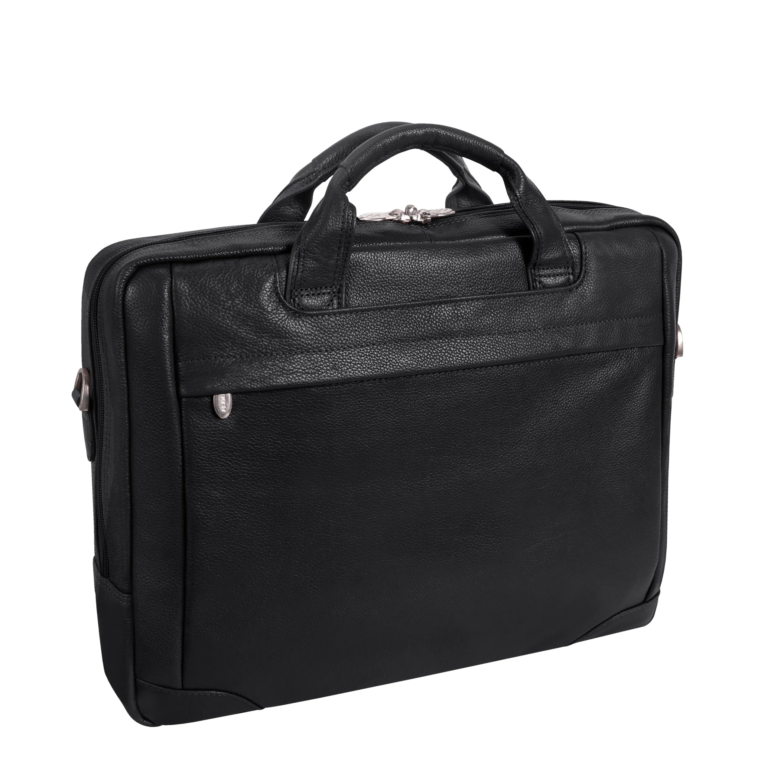 McKlein BRONZEVILLE 15" Medium Leather Laptop & Tablet Briefcase