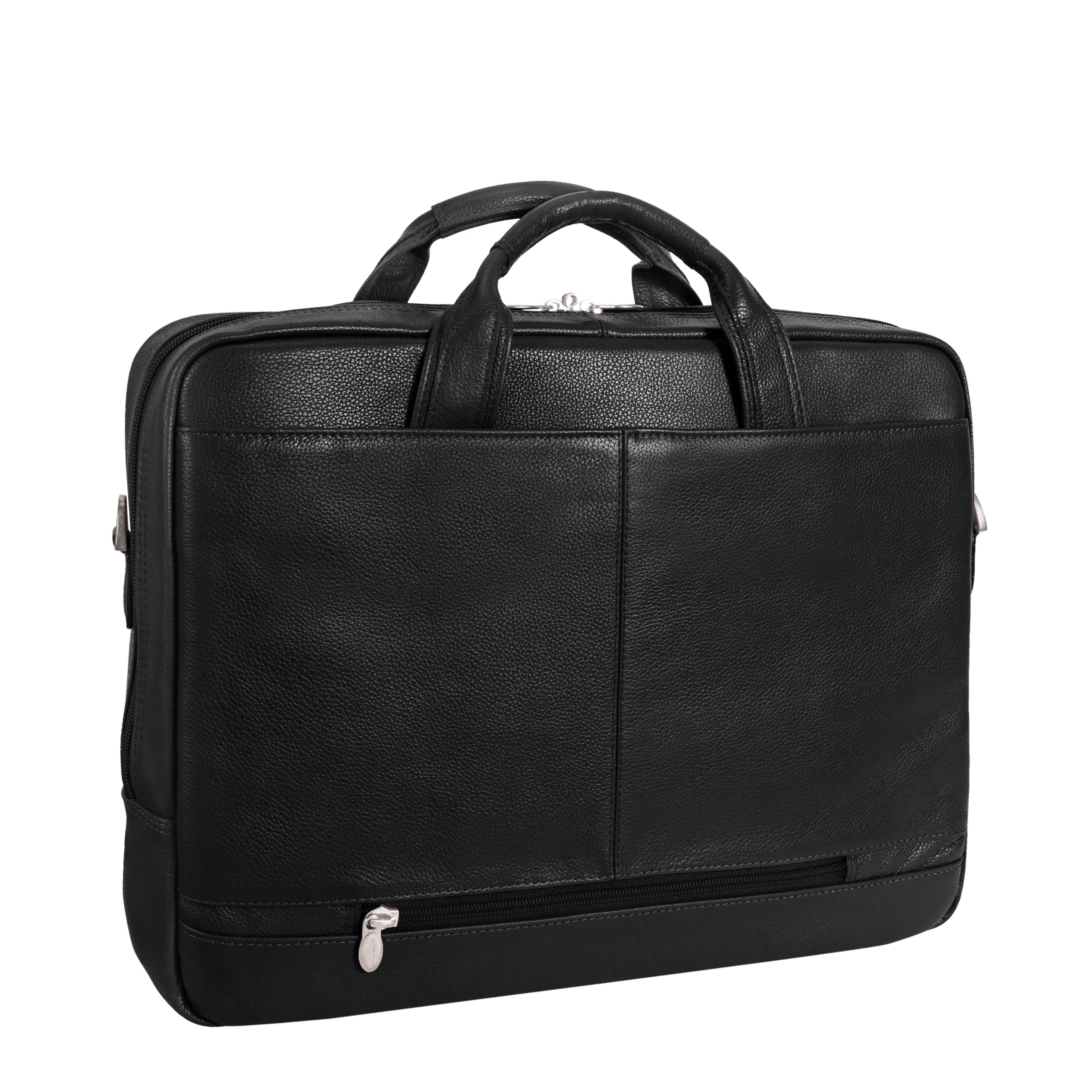 McKlein BRONZEVILLE 15" Medium Leather Laptop & Tablet Briefcase