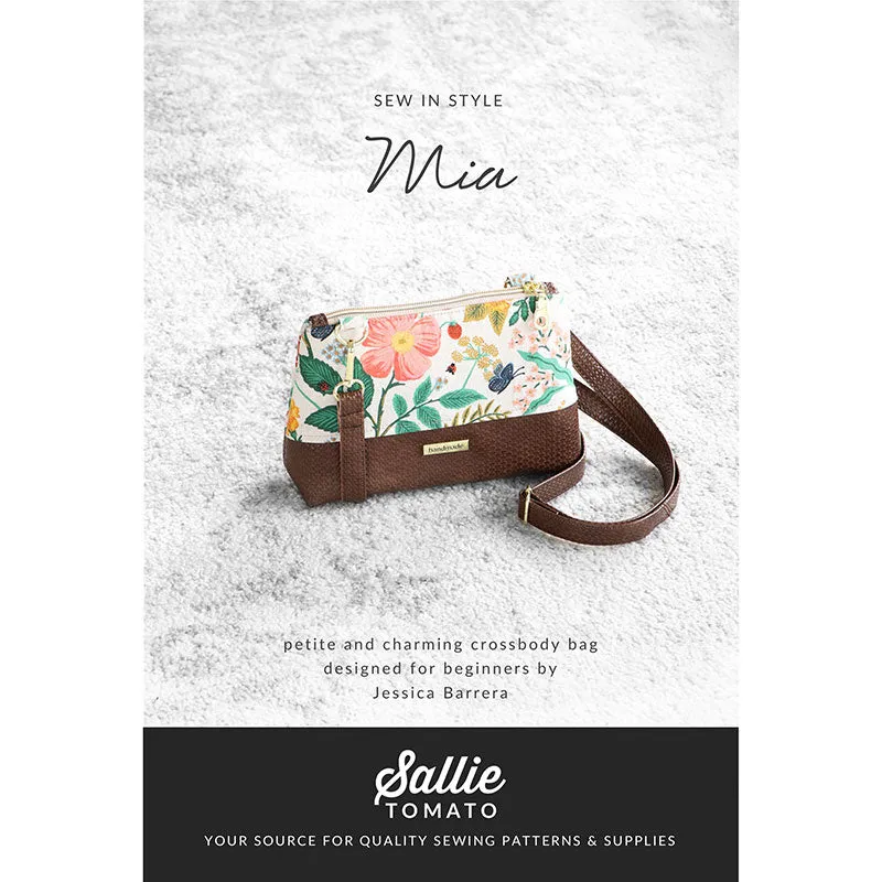 Mia Bag Kit - Brown Weave Faux Leather