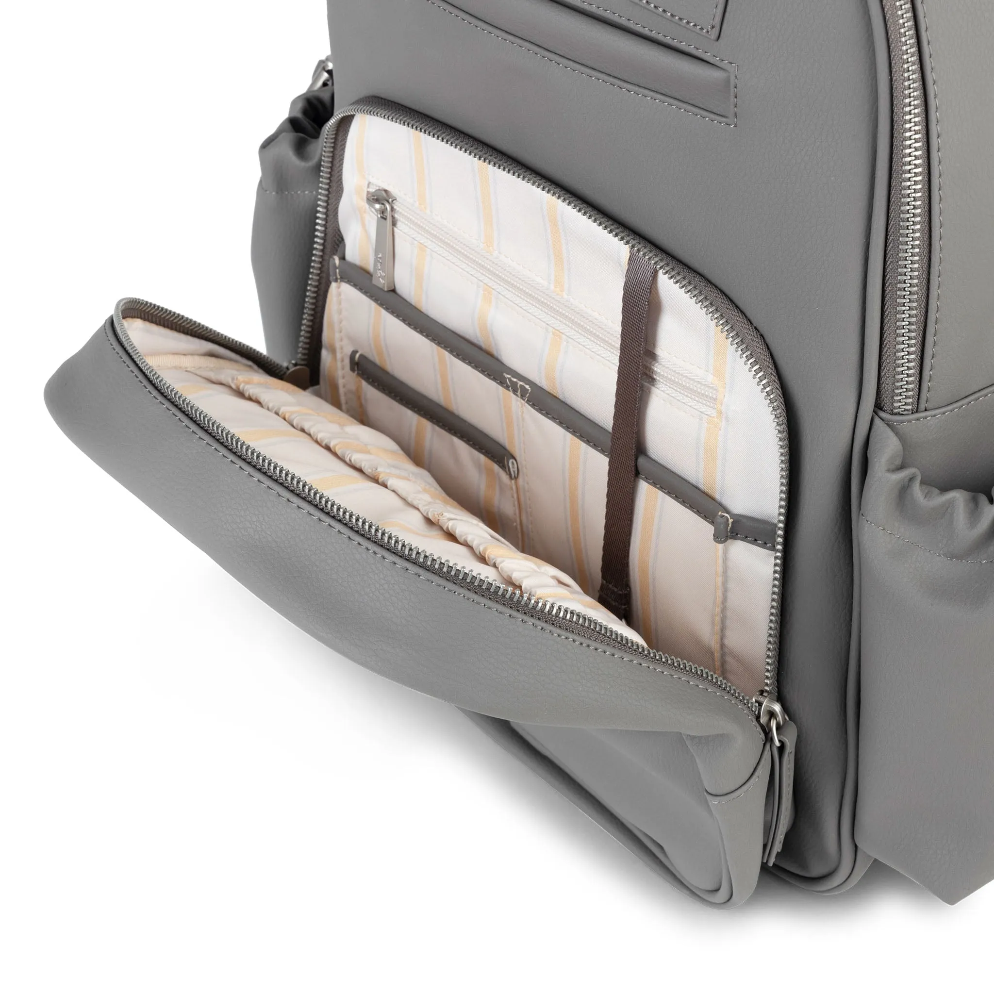Million Pockets Earth Leather - Charcoal