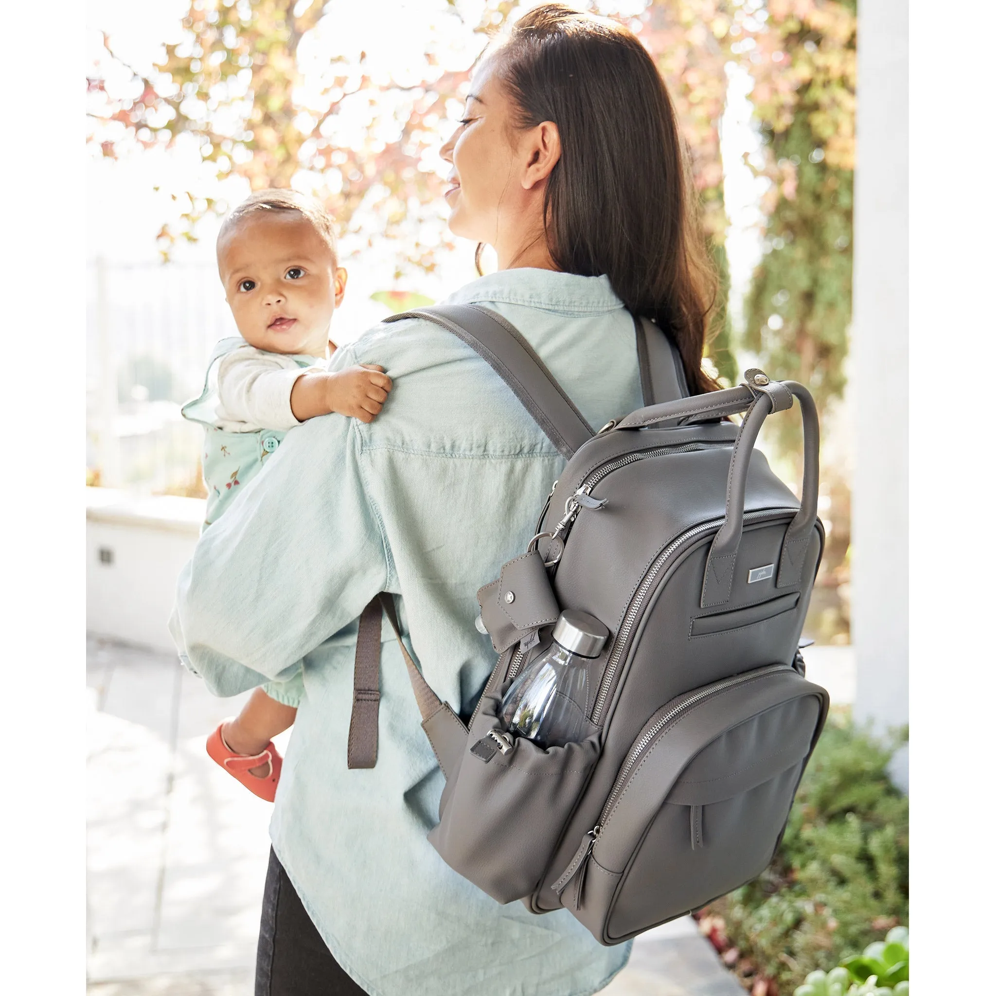 Million Pockets Earth Leather - Charcoal