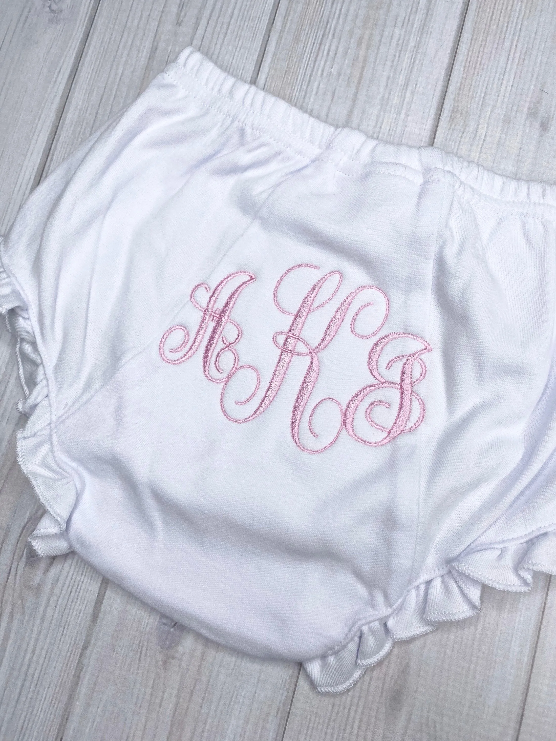 Monogram Baby Bloomers