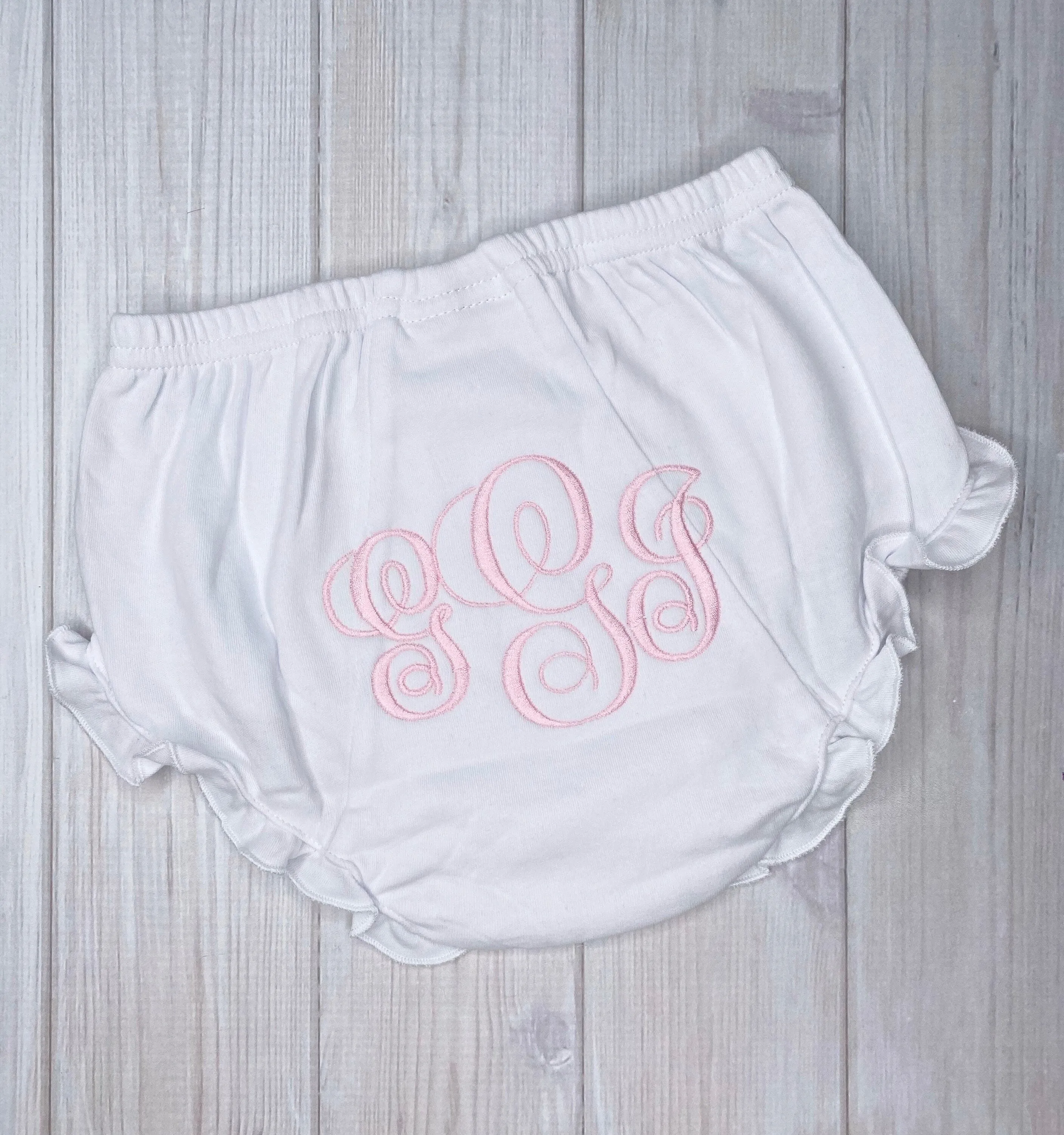 Monogram Baby Bloomers