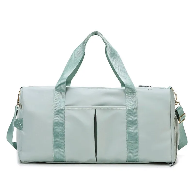 New Nylon Waterproof Travel Bag Fitness Gym Yoga Bags For Women Fashion Travel Duffel Bag Large capacity Shoulder Bag Handbags