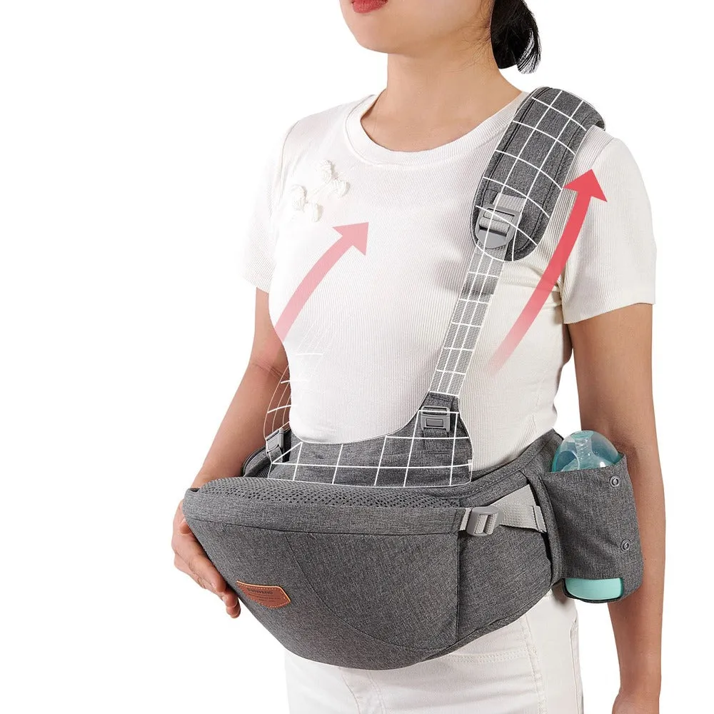 One Shoulder Baby Carrier Grey