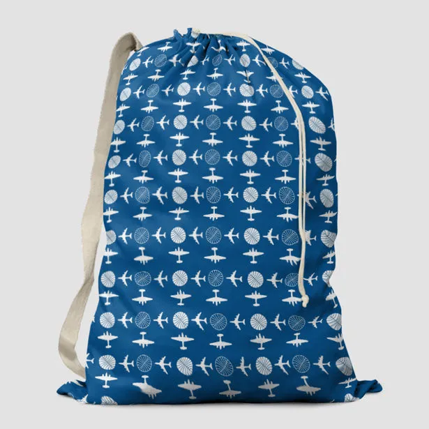 Pan Am Plane Pattern - Laundry Bag