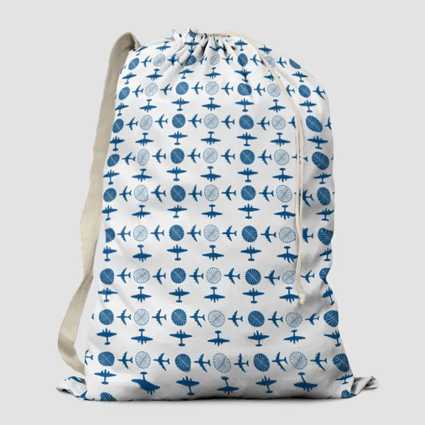 Pan Am Plane Pattern - Laundry Bag