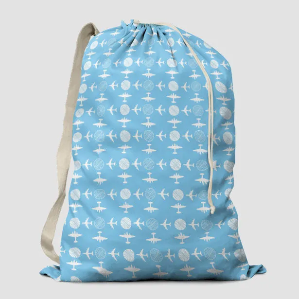 Pan Am Plane Pattern - Laundry Bag