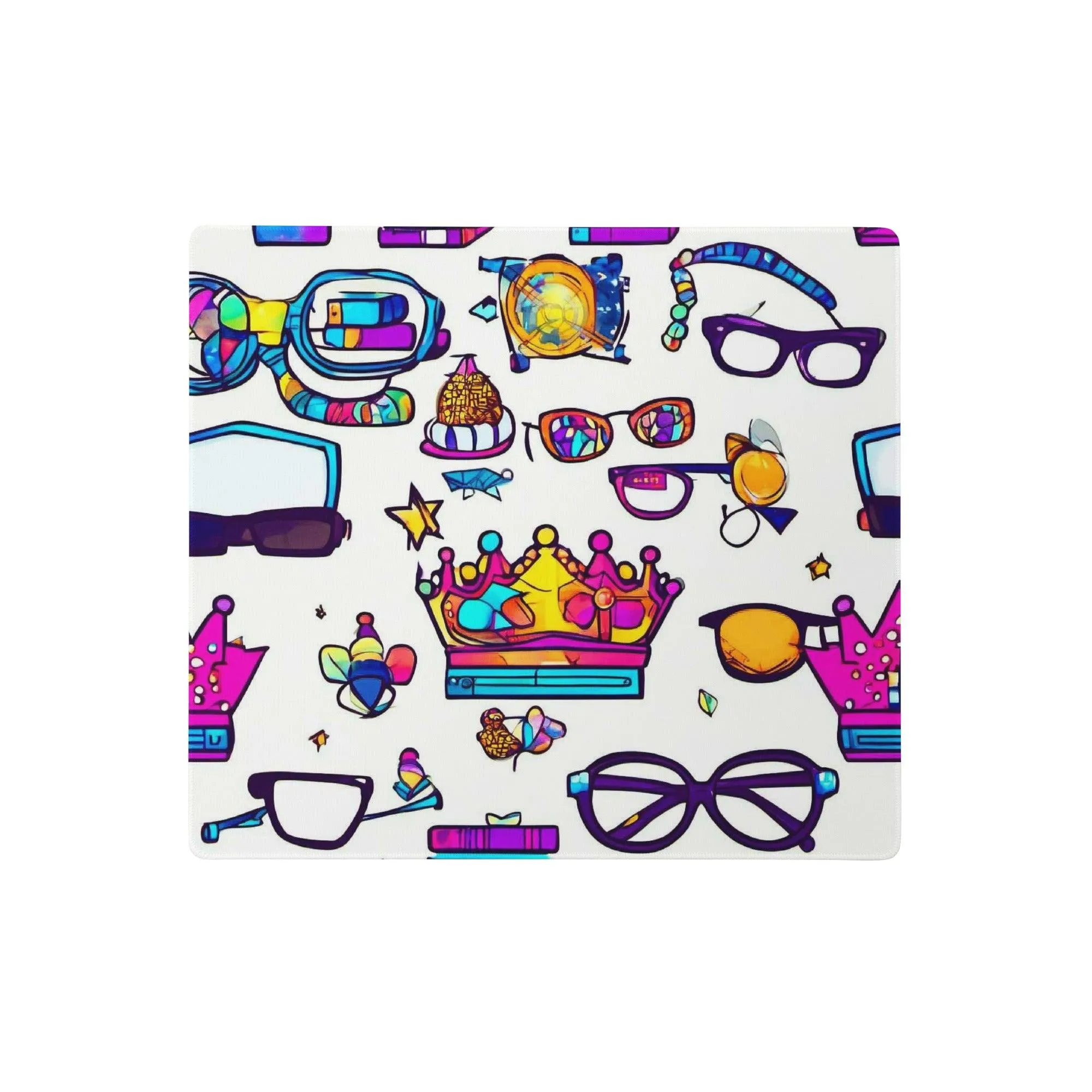 "Nerd Chic" Gaming Mouse Pad - Non-Slip Surface
