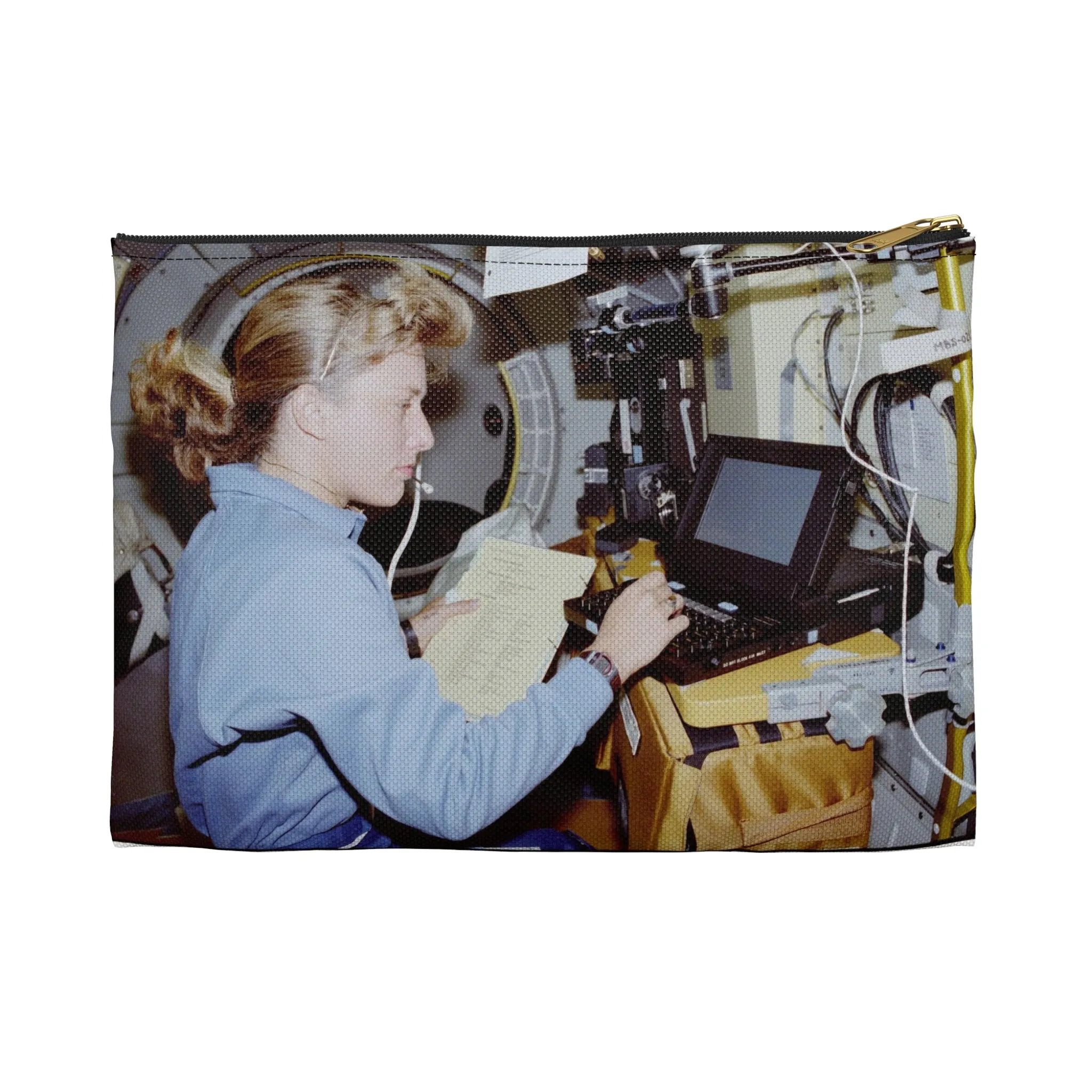 S47-238-020 - STS-047 - Public domain NASA photogrpaph Large Organizer Pouch with Black Zipper