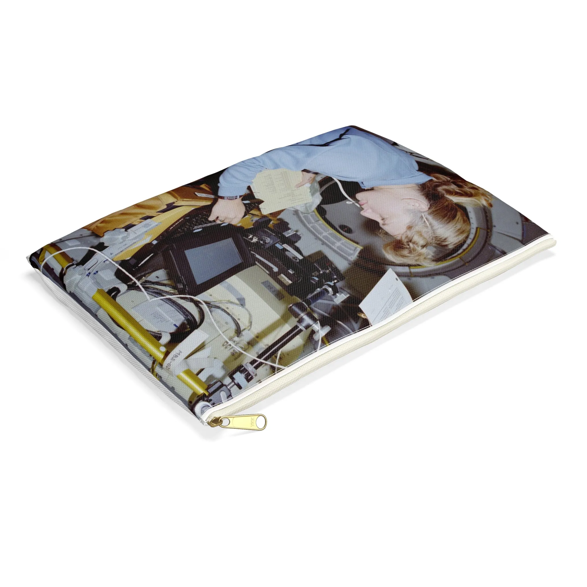 S47-238-020 - STS-047 - Public domain NASA photogrpaph Large Organizer Pouch with Black Zipper
