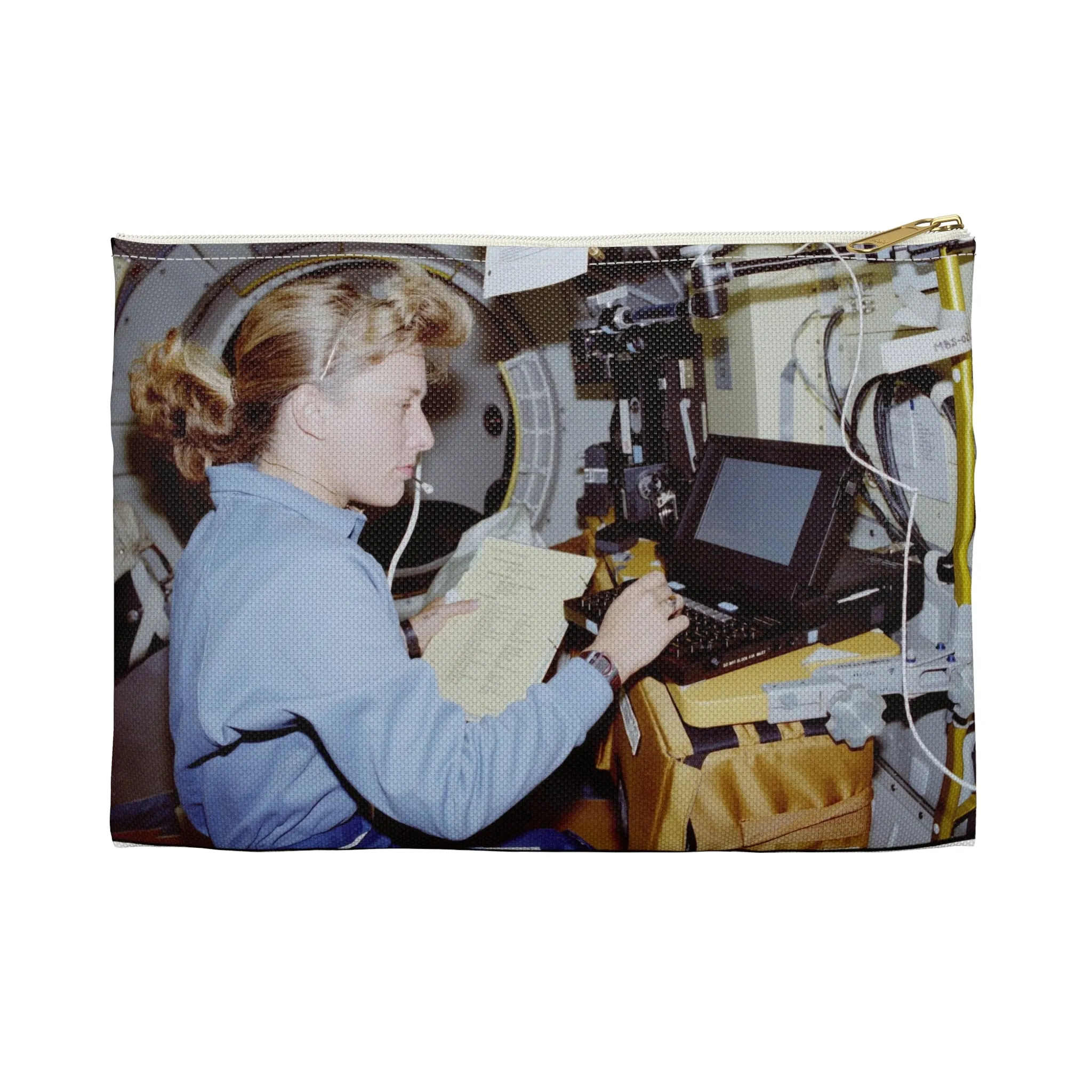 S47-238-020 - STS-047 - Public domain NASA photogrpaph Large Organizer Pouch with Black Zipper