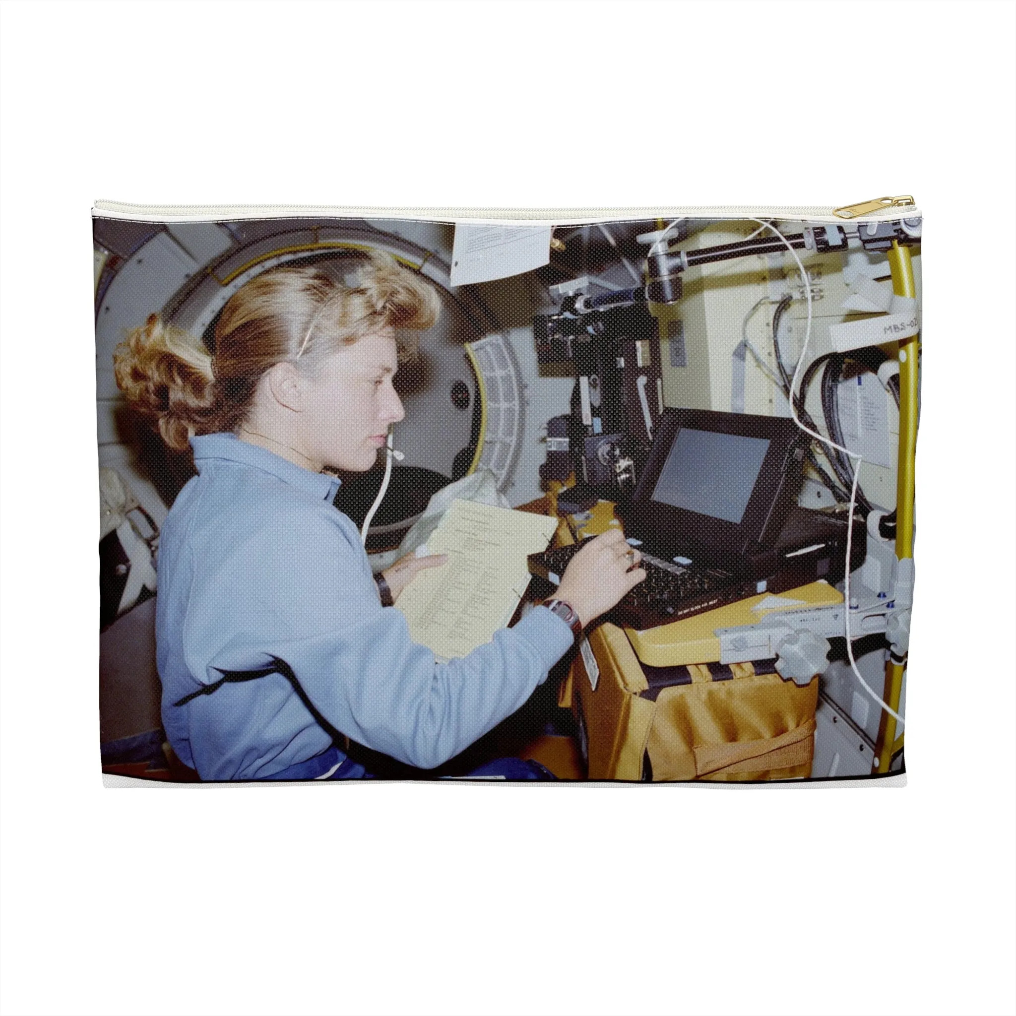 S47-238-020 - STS-047 - Public domain NASA photogrpaph Large Organizer Pouch with Black Zipper