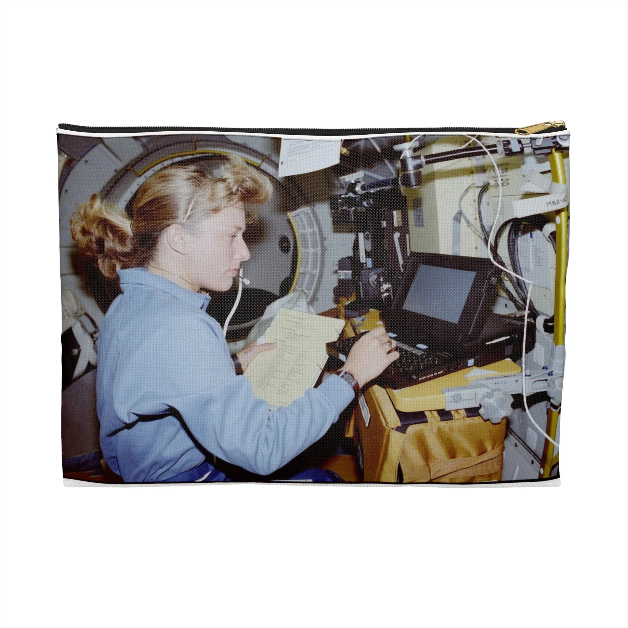 S47-238-020 - STS-047 - Public domain NASA photogrpaph Large Organizer Pouch with Black Zipper