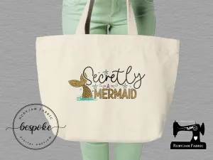 Secretly a Mermaid - Tote Bag - Bespoke