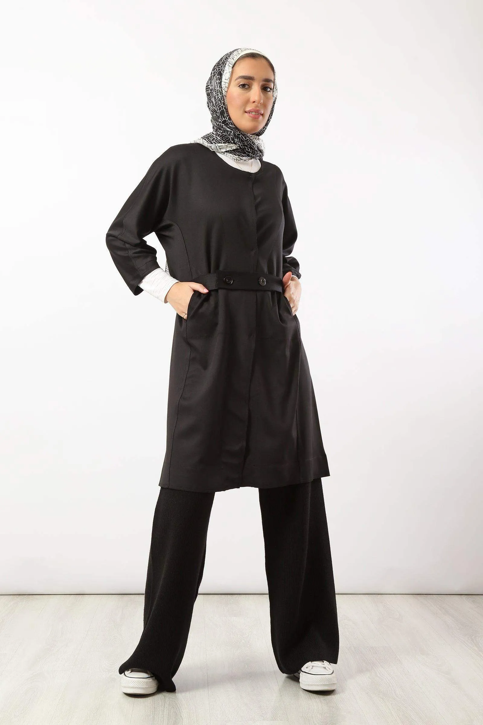 Snap Closure Lightweight Jacket