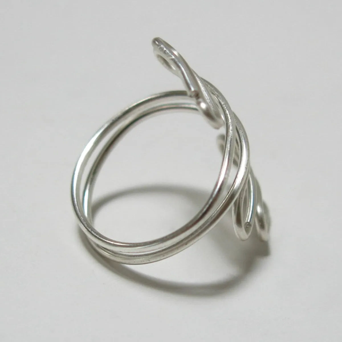 Squiggles Adjustable Wire Ring (click for other colors & sizes)