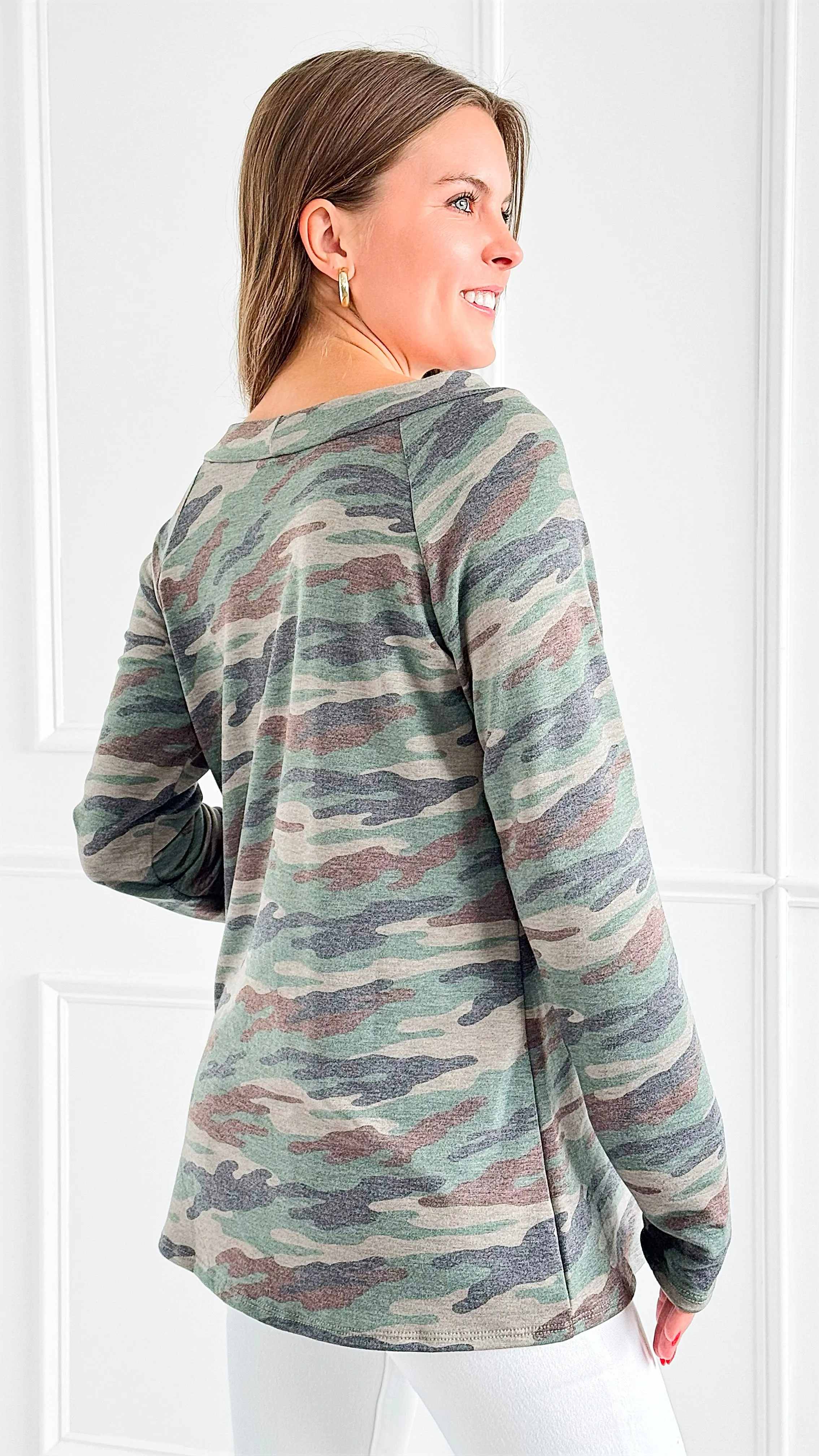 Street Chic Camo Top