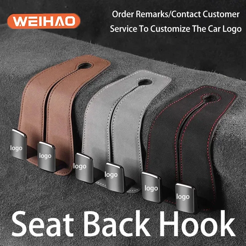 Suede Double Hook Car Tools Organizer