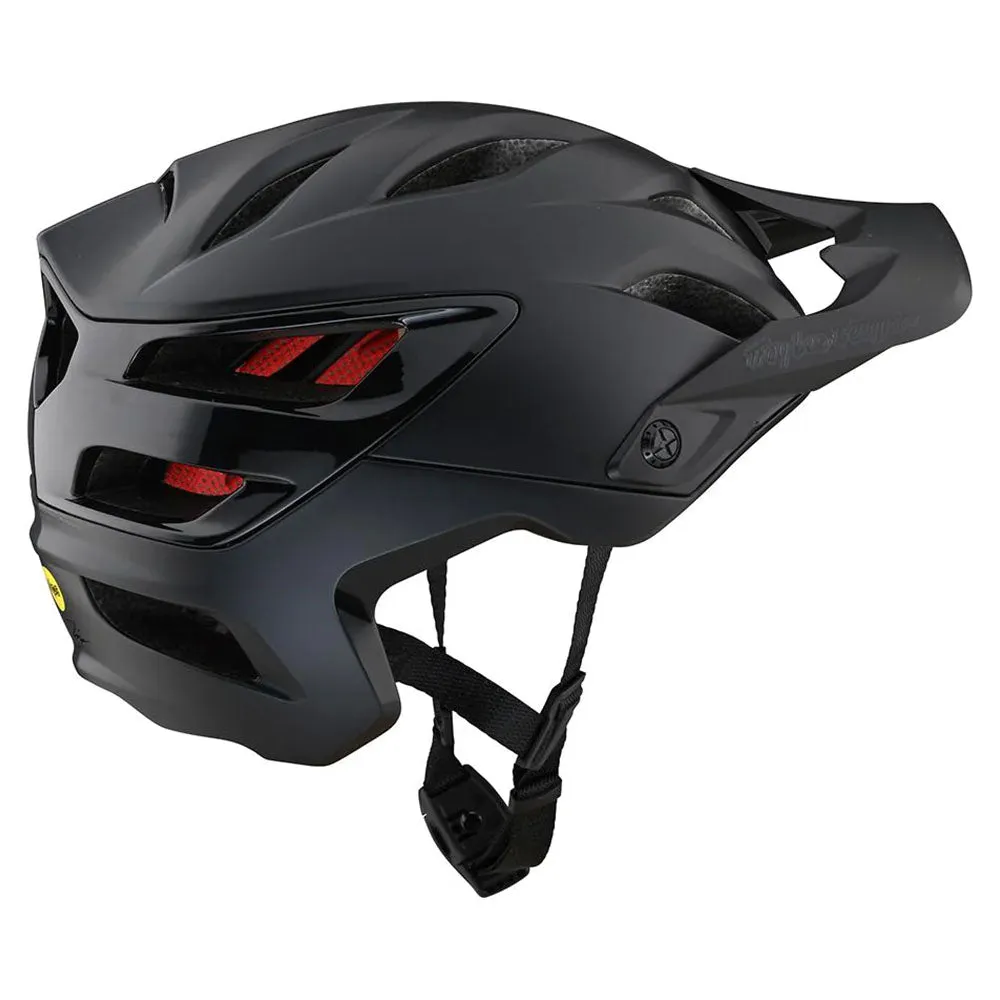 Troy Lee Designs A3 Uno Helmet - MIPS (Black)