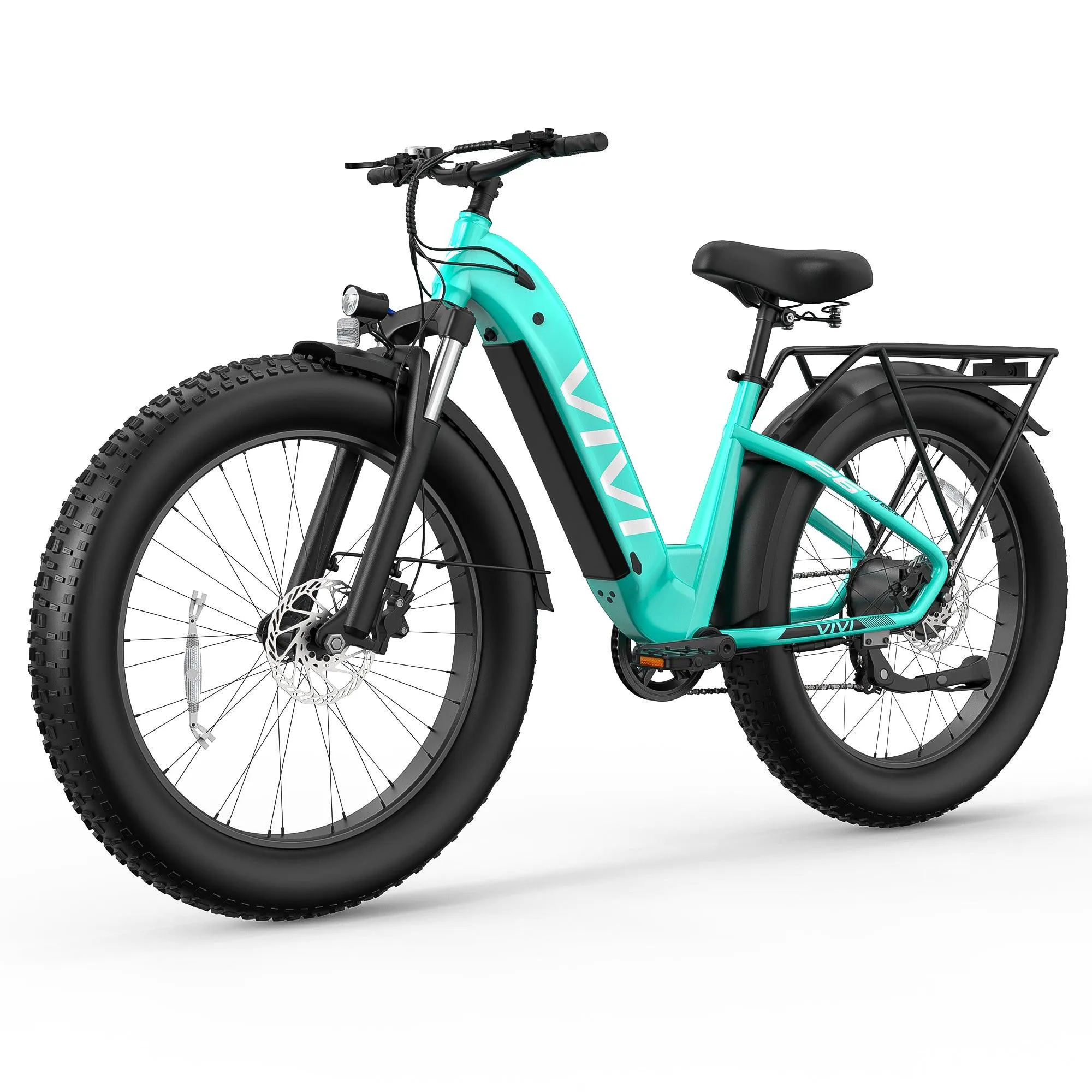 VIVI ACE07 Step-Thru Commuter Fat Tire Electric Bike UL2849 Certified