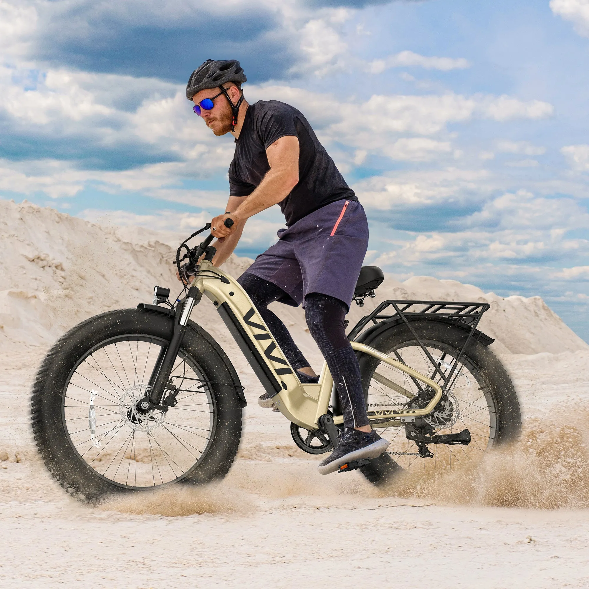 VIVI ACE07 Step-Thru Commuter Fat Tire Electric Bike UL2849 Certified