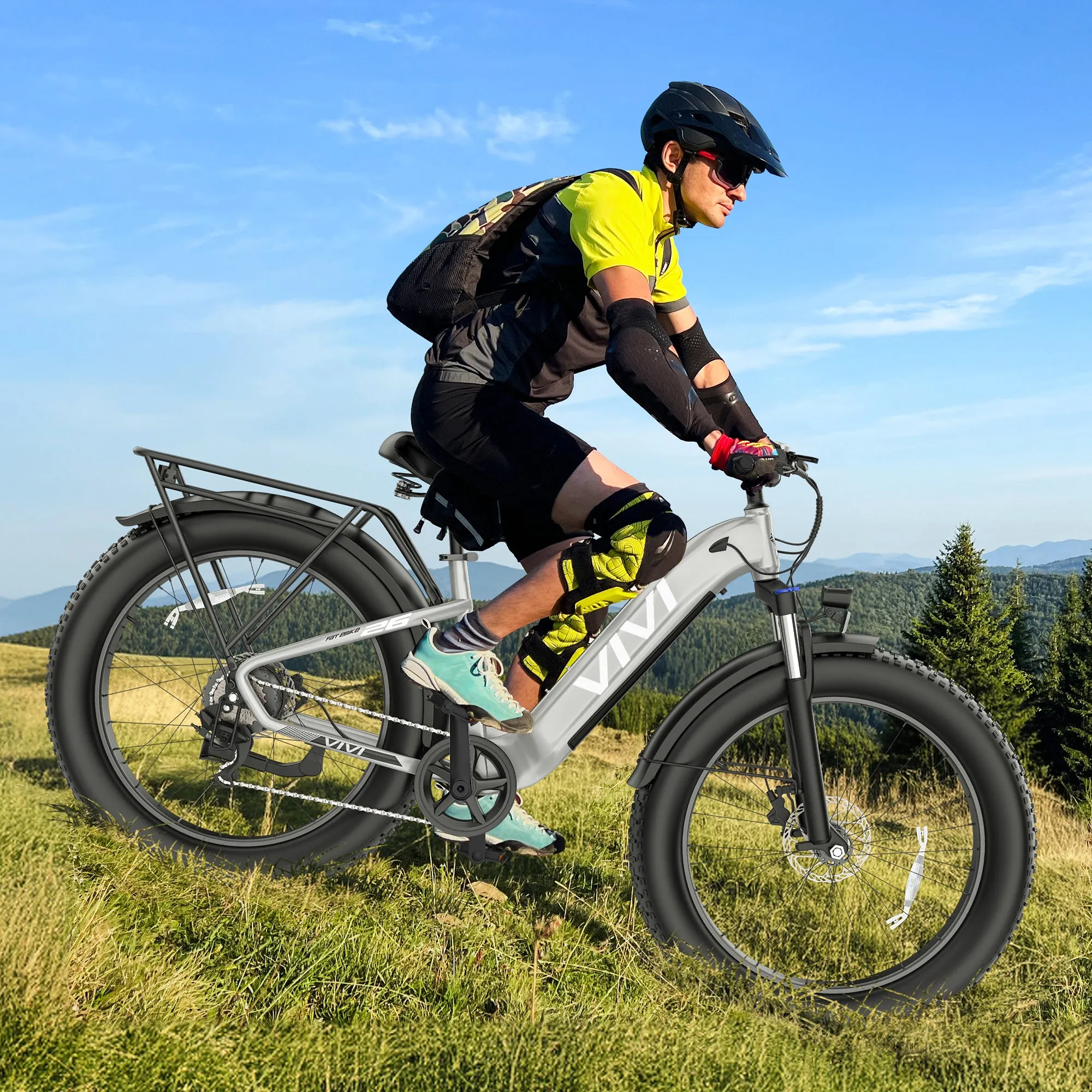 VIVI ACE07 Step-Thru Commuter Fat Tire Electric Bike UL2849 Certified
