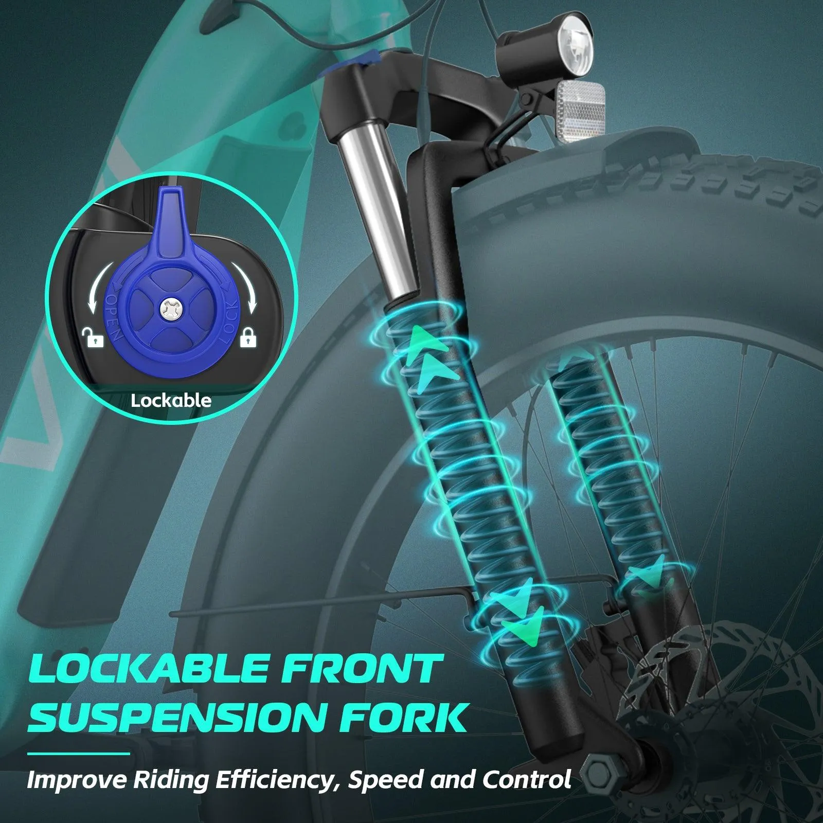 VIVI ACE07 Step-Thru Commuter Fat Tire Electric Bike UL2849 Certified