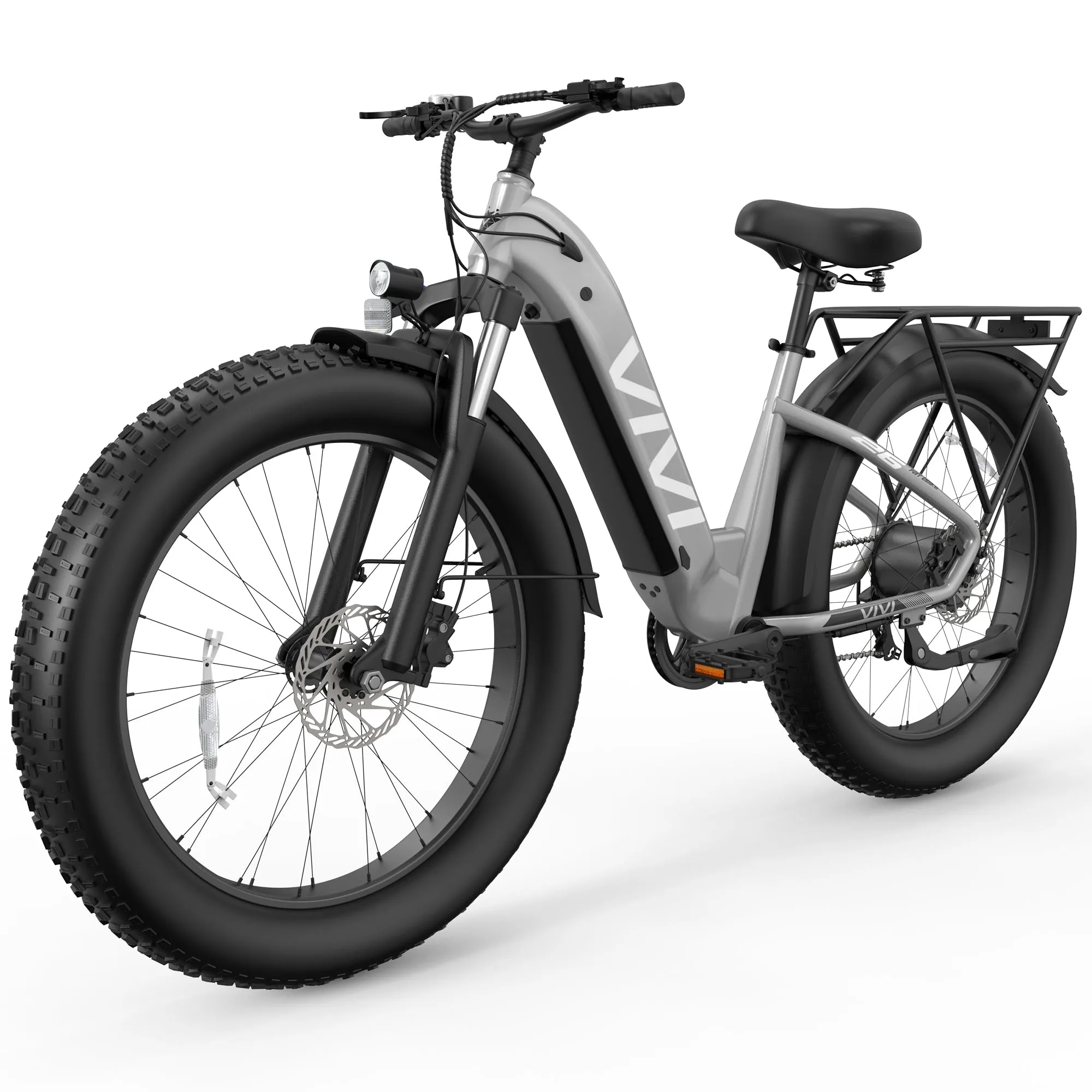 VIVI ACE07 Step-Thru Commuter Fat Tire Electric Bike UL2849 Certified
