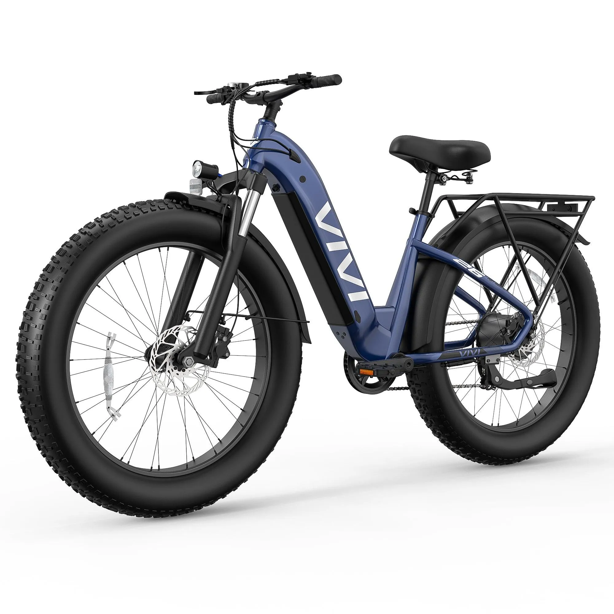 VIVI ACE07 Step-Thru Commuter Fat Tire Electric Bike UL2849 Certified