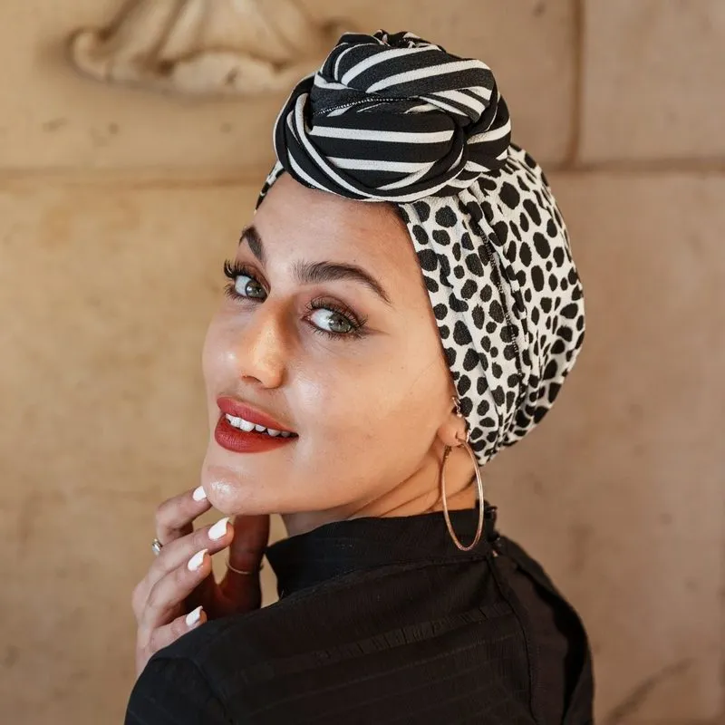 White Safari Turban